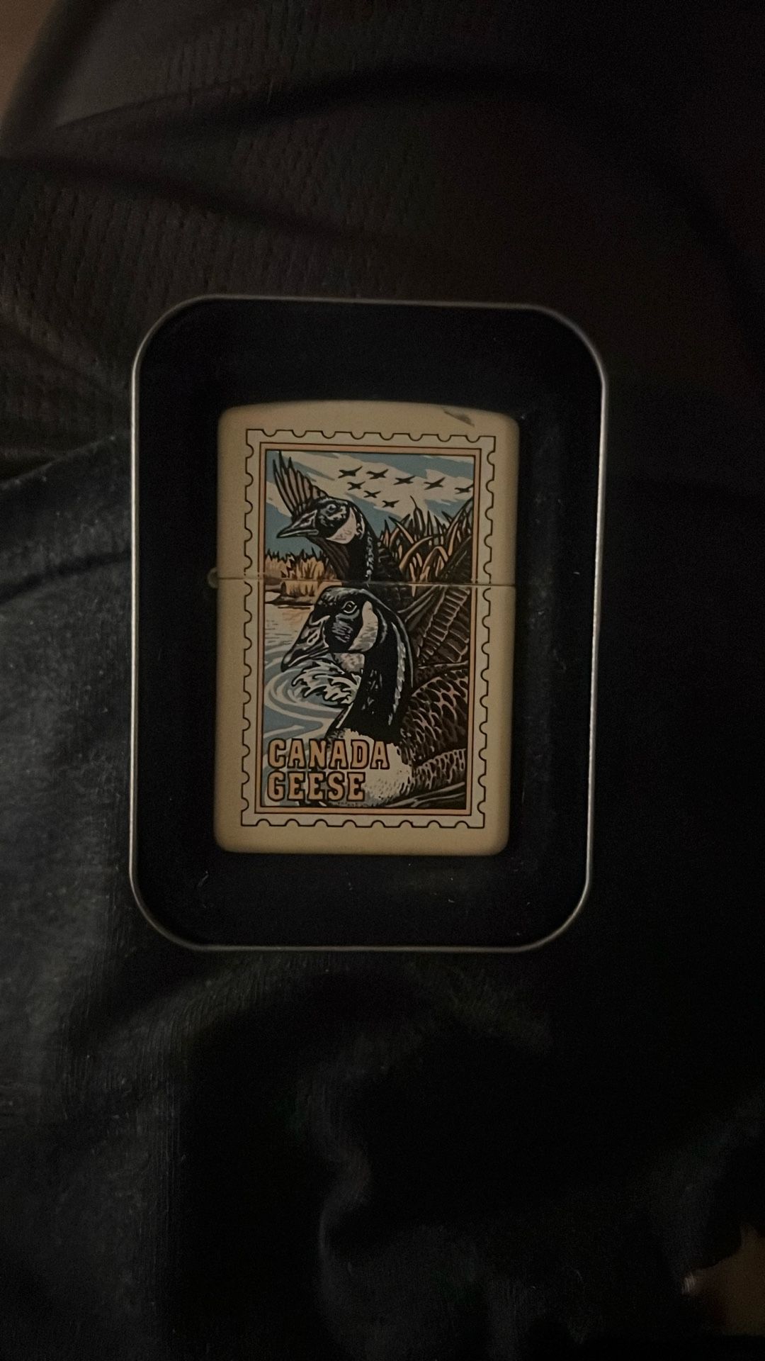 Canada Geese Barrett Smythe Zippo Lighter 1997 Vintage