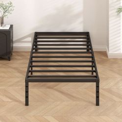 Twin Size Frame And Mattress 