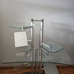 Modern Glass Computer Desk