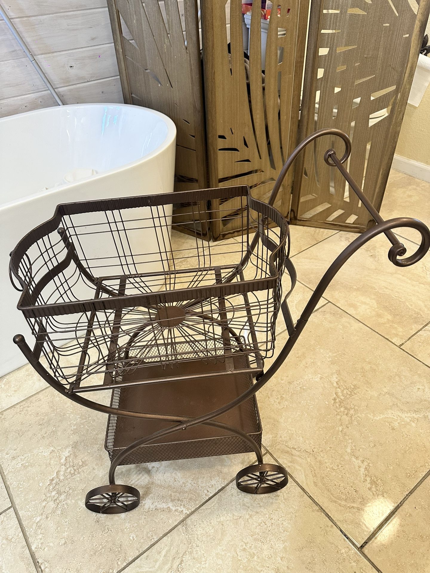 Wrought Iron Plant Stand