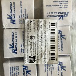 Zinc Alloy Stop Valves) 6 Pc Polished Brand New Never Open
