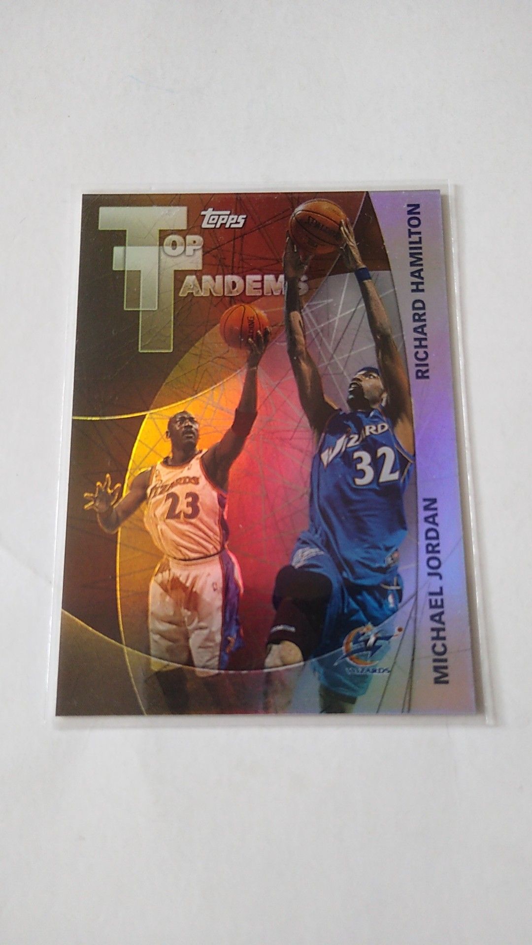 2001-02 Top Tandem #TT6 Michael Jordan Richard Hamilton