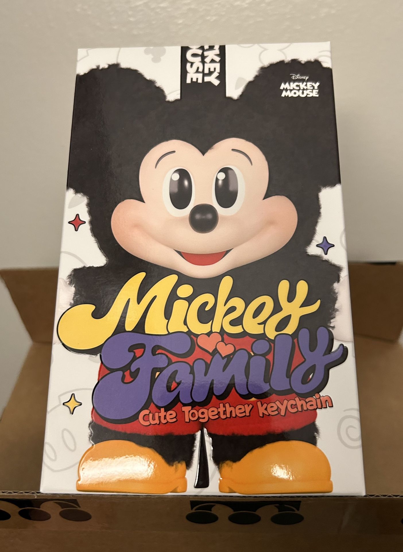 Mickey Family Cute Together Keychain Series