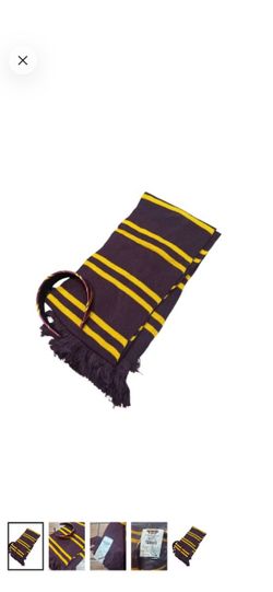 SPOOKTACULAR Harry Potter Gryffindor House Quidditch Scarf and headband one size