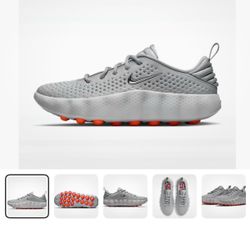 Nike Mind 002 Shoes. Lt Smoke Grey/Chrome. Men’s 10