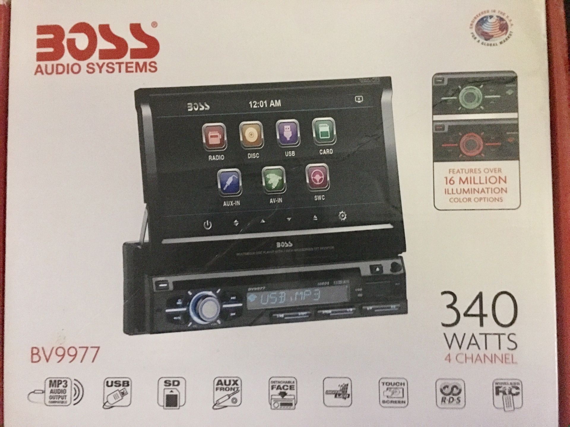 BOSS BB9977 340 watt Car Radio