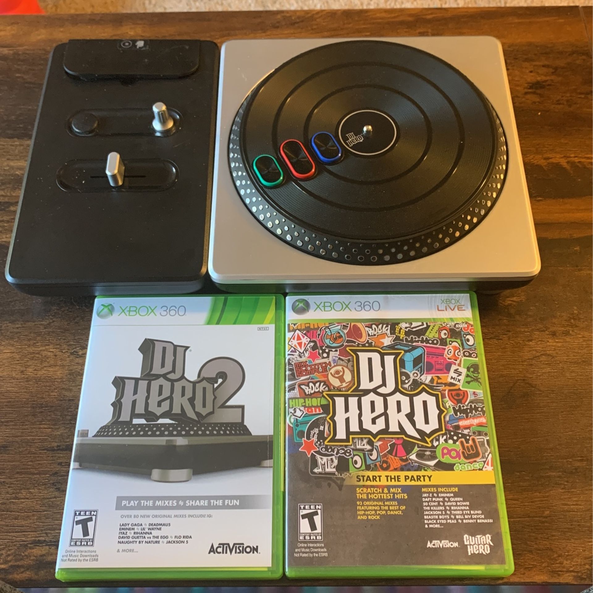 Dj Hero Bundle Xbox 360 1-2 