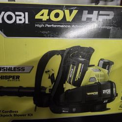 Ryobi 40v Backpack Blower Kit