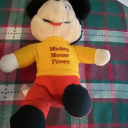 Vintage Licensed Mickey Mouse 10” Plush