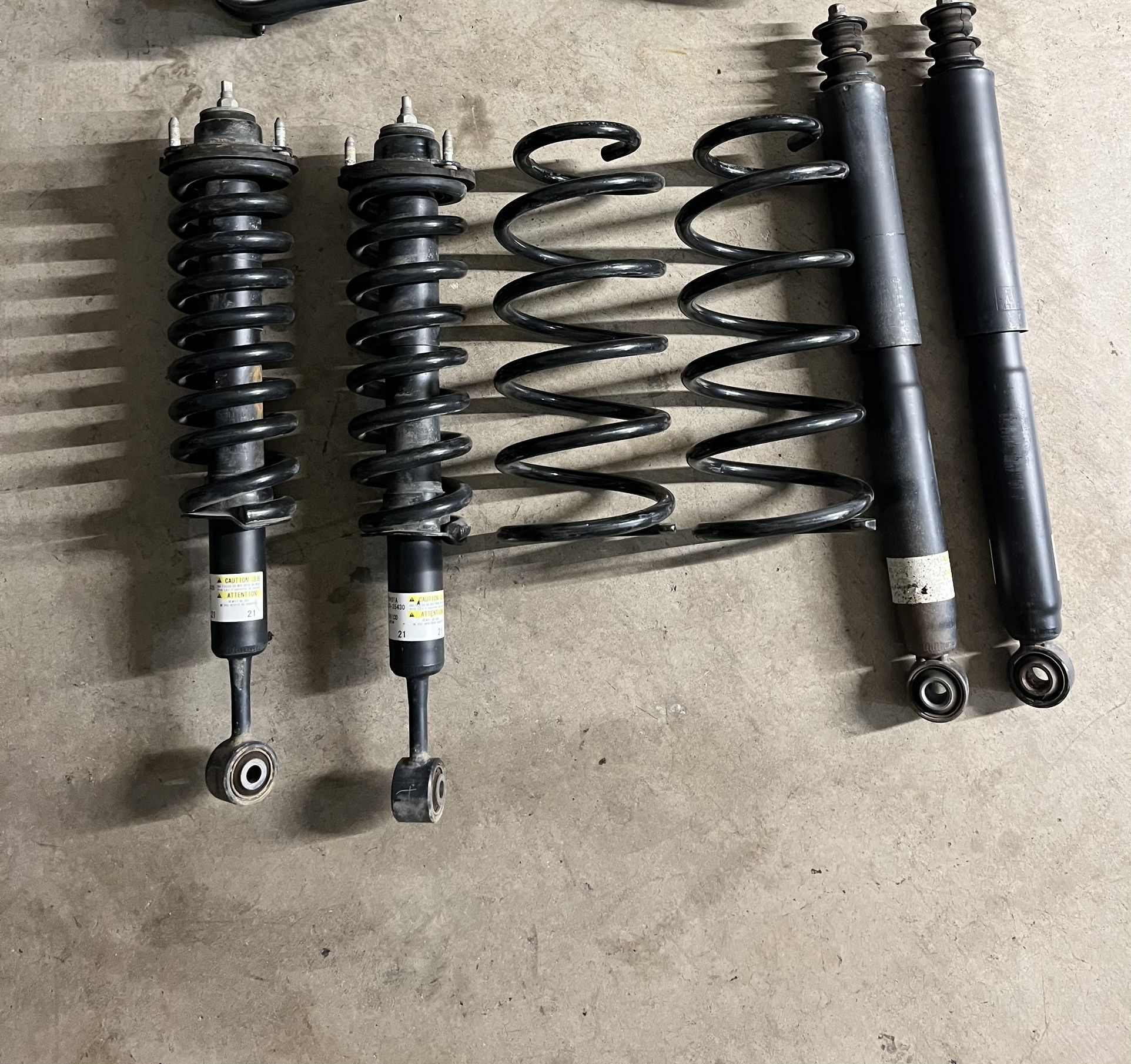 Toyota 4 Runner 2010-2023/Toyota Tacoma 2005-2023 Front Struts, Rear shocks, Rear Coils