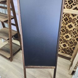 Wooden Chalkboard sign 40"x16"