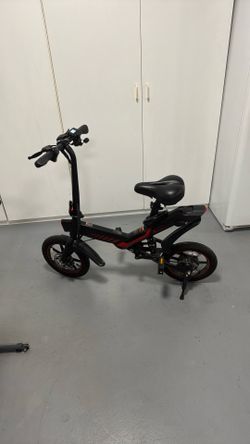 Red Electric Bike