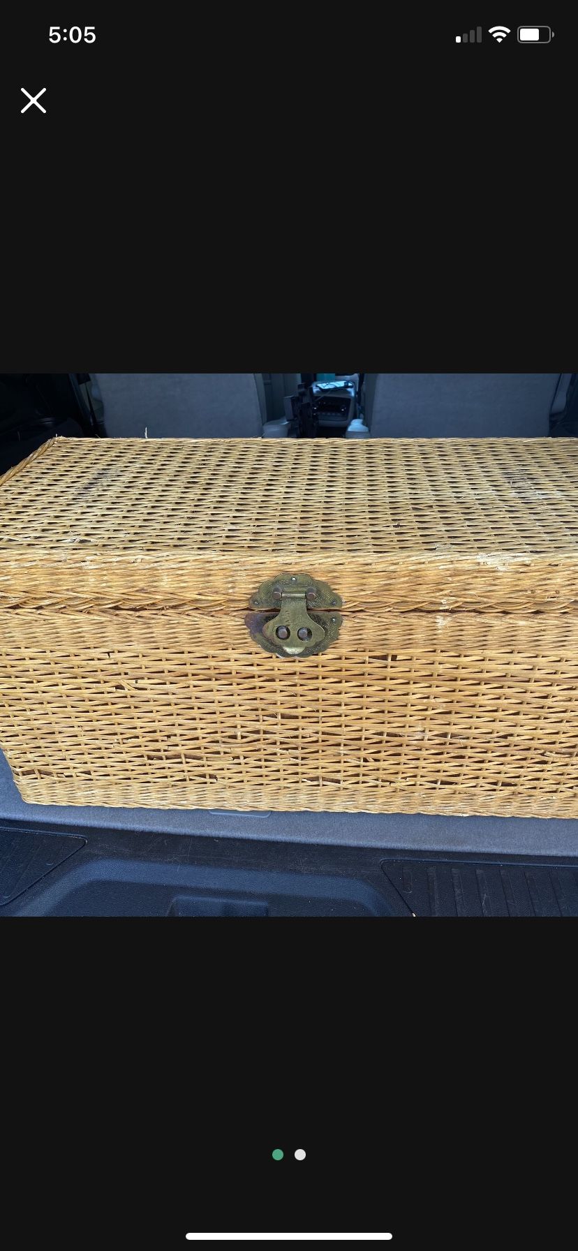 Wicker Trunk 