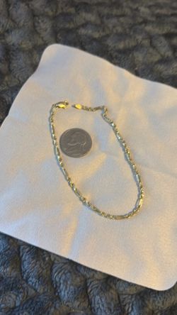 10k Milano bracelet 8.5 inch