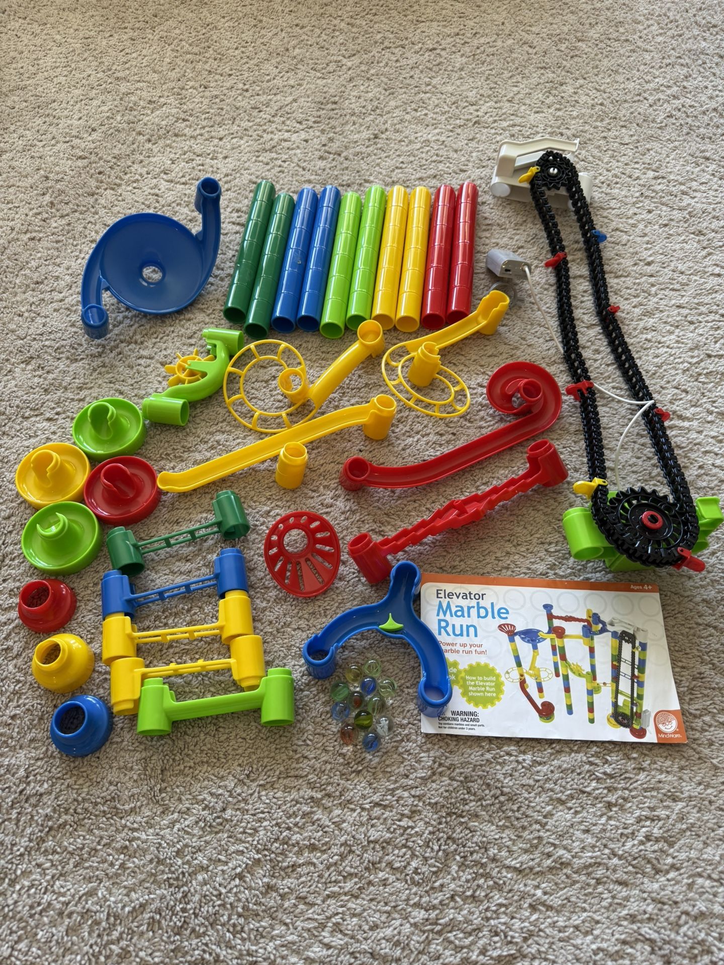 Elevator Marble Run by Mindware Brand