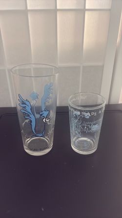 Vintage Flintstone Jelly glass/ Roadrunner Pepsi series