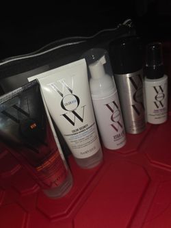 VALUE OF $48 Color Wow Hair Care Travel Set with Bag
