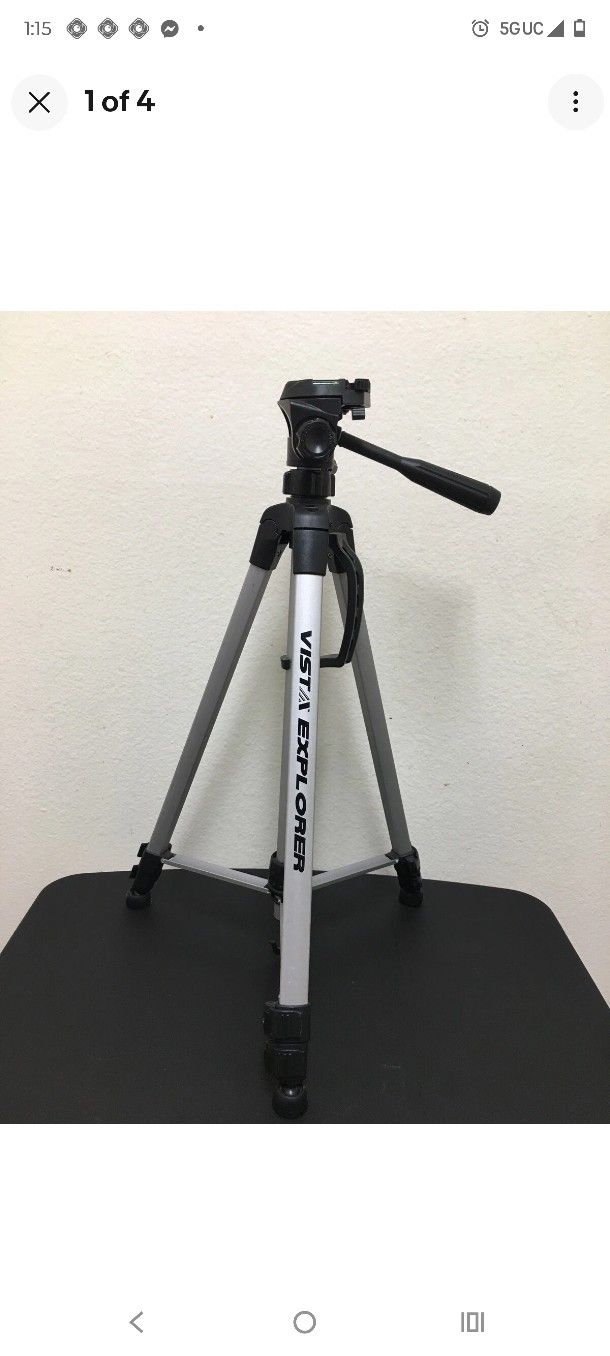 Pro Lightweight Vista Explorer Camera Tripod Stand Maximum Height 60"