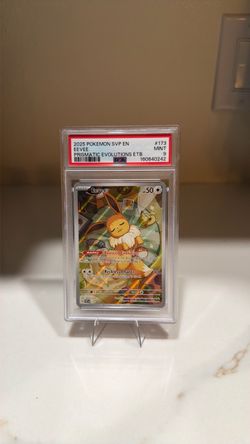 2025 Pokemon Eevee #173 Prismatic Evolutions ETB Promo PSA 9 MINT