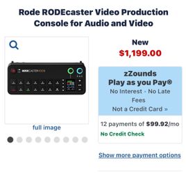 Rode RODEcaster Video Production Console for Audio and Video