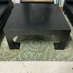 Modern Black Coffee Table (Wood)