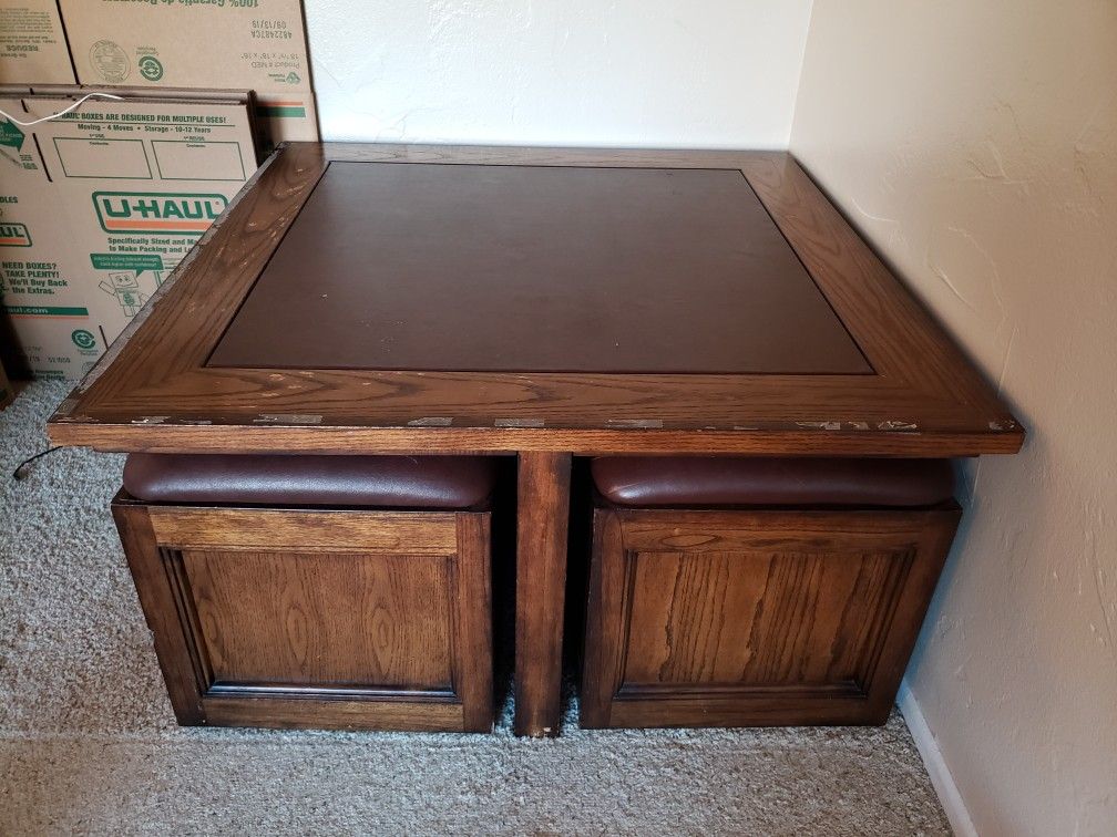 Lazy Boy Coffee table with storage ottomans for Sale in Anaheim, CA