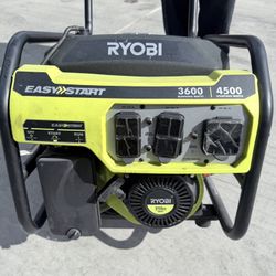 Ryobi Easy start 3600/4500w Generator
