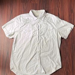 Vintage Guess Jeans Western Shirt Men’s Sz XXLong Sleeve Logo 1981