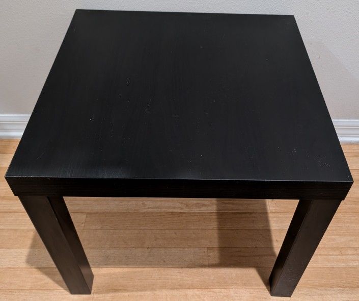 Black IKEA Side Table