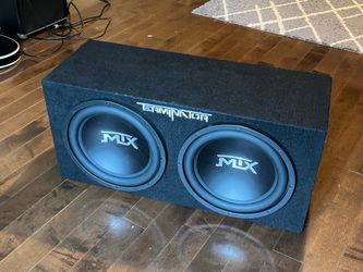 Dual 12” MTX Terminator Subs w/ Box – Loud Bass