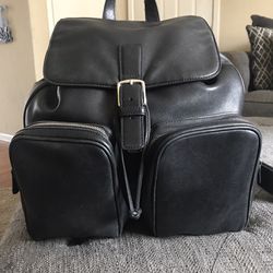 Vintage Coach Leather Backpack 