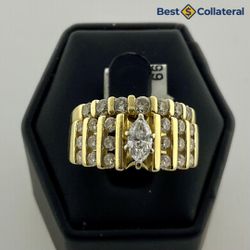 Diamond Wedding Set in 14k Gold