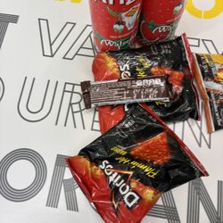 9 Bucks For All 1$ For Chips 2$ For Drinks 2$ For Snickers