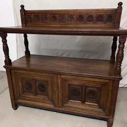 Antique Apprentice Buffet Cabinet 