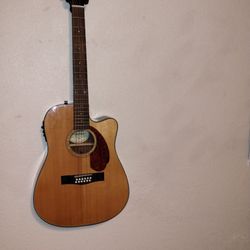 Fender CD-140SCE 12-String Dreadnought Acoustic-Electric Guitar, Natural