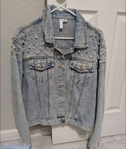 Davids Bridal denim jacket
