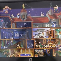 Disney Haunted House M. Mouse Private Ear Poster  Art 