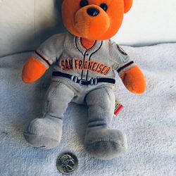 San Francisco Giants plush 8 inch uniform bear