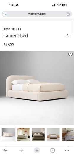 West Elm Laurent King Bed