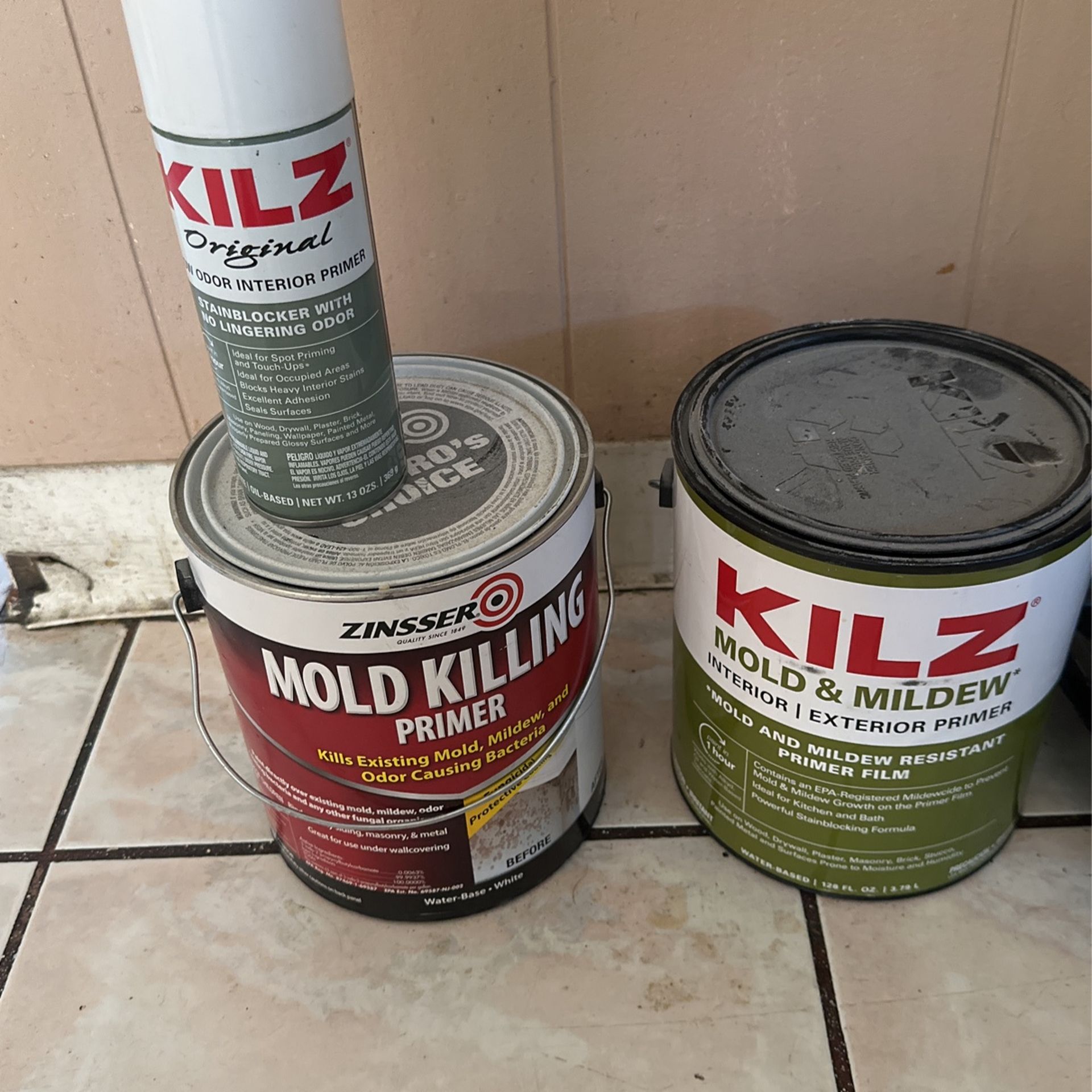 Mold Killing Primer. Kilz