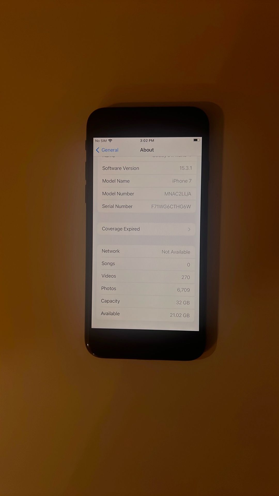 Unlocked Verizon iPhone 7