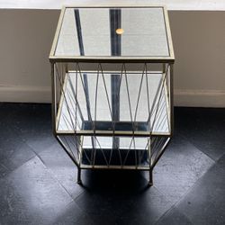Small Mirror Side Table