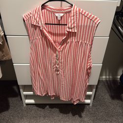 Pink stripped shirt
