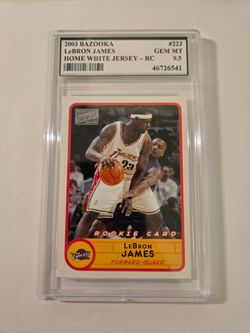 2003 Bazooka LeBron James Rookie
