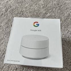 New Google Wifi Router