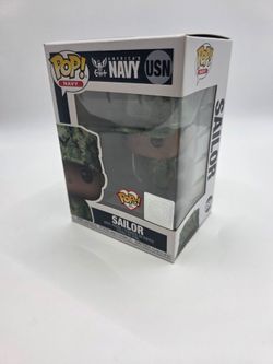 MILITARY NAVY FEMALE as African American FUNKO POP VINYL FIGURE USN