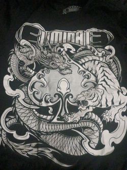 Eliminate Dragon Tiger Graphic T-Shirt
