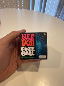 1 Blue Fuzzy Ball Needoh Brand New
