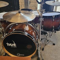 Taye Studio Maple Custom 3 Piece Drum Set 