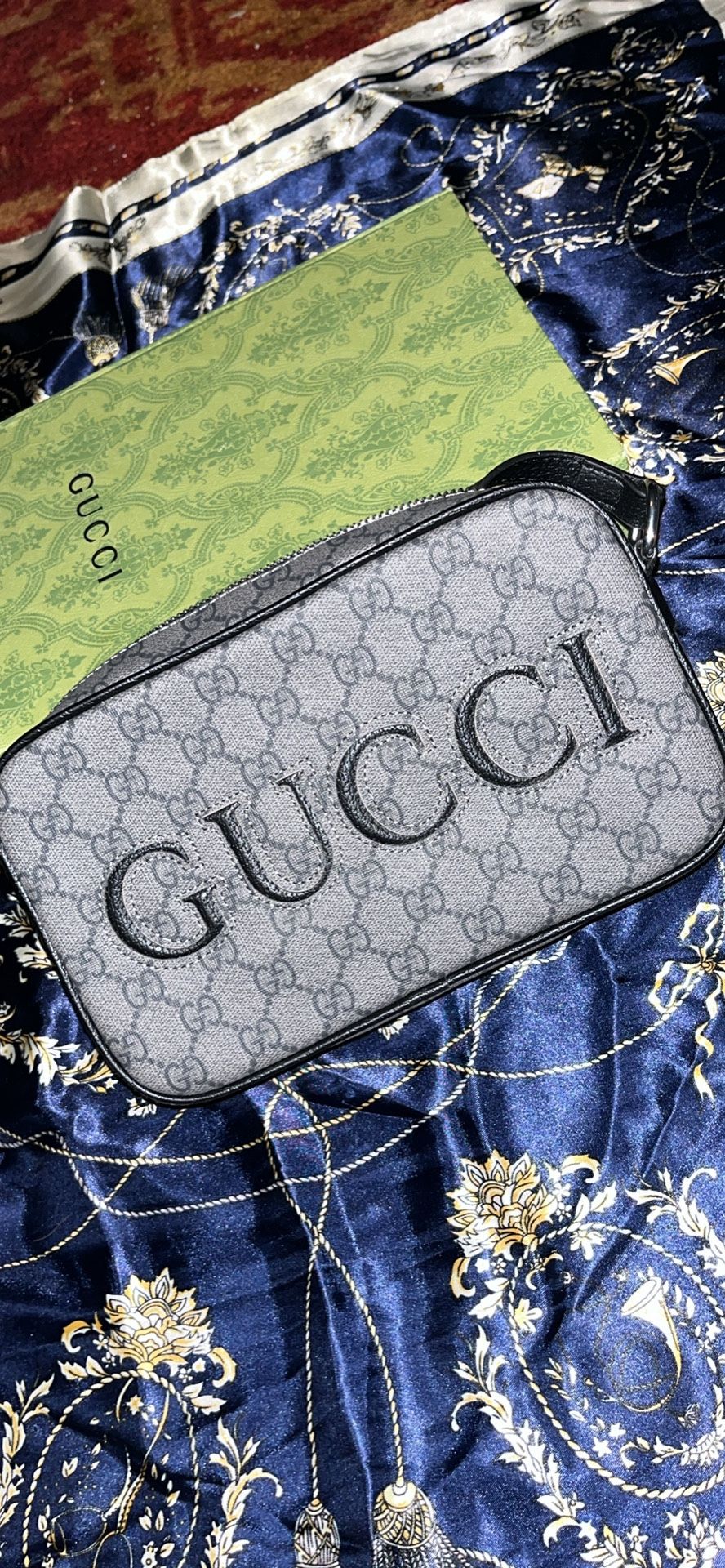 Grey Gucci bag Mens